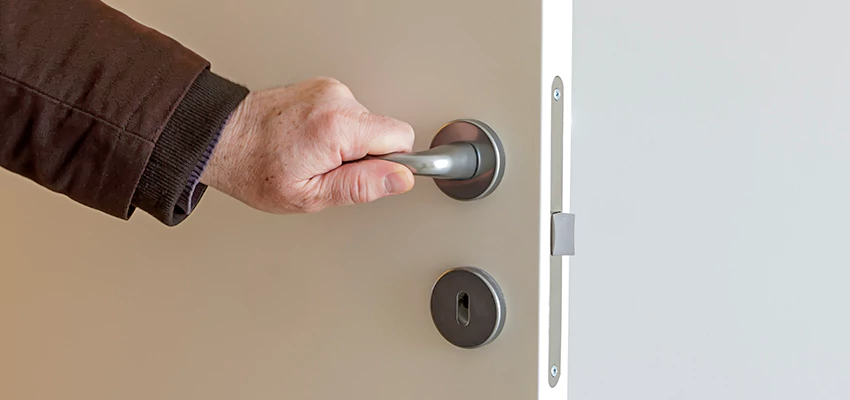 Restroom Locks Privacy Bolt Installation in Woodlake, California