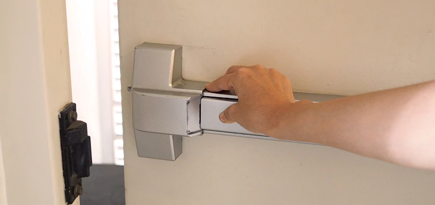 Roller Gate Panic Bar Installation in Woodlake, California